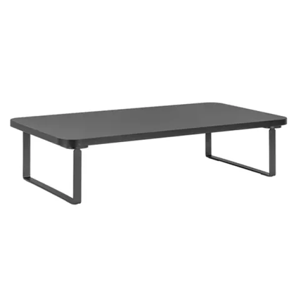 Powerton Podstavec pod monitor - dřevotříska černá / nosnost 20 kg (NOM004XI0BWP)