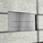 REA - Tlačítko T Brush Steel REA-E0057