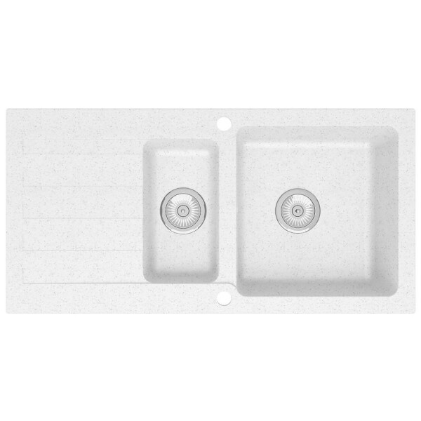 Dřez Granitový 1,5k 960x480 Bílá