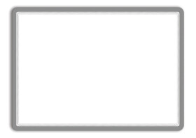 Djois Magneto Solo - magnetický rámeček, A4, stříbrný, 2 ks