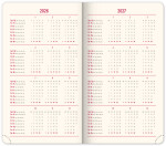 Týdenní diář 2026 NOTIQUE kapesní - Essenza káva, 9 x 15,5 cm