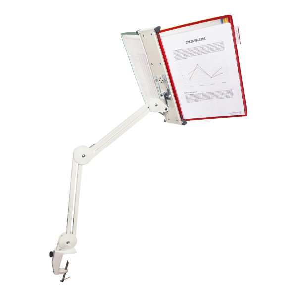 Djois kloubové rameno, s upínacím svěrákem, šedé, 1 ks