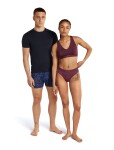 Dámské merino kalhotky ICEBREAKER Wmns Merino 125 Cool-Lite Sprite Hipster, Dark Berry velikost: XS