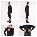 Dres FORCE PURE UNI dlouhý rukáv, černý (Barva černá, velikost S)