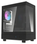 DarkFlash DB330M černá / mATX / 3x 120 mm ARGB / 2x USB-A / průhledná bočnice / bez zdroje (DB330M Black +3F)