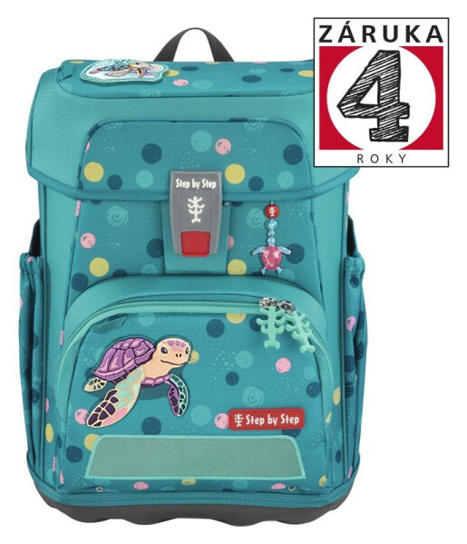 Školní aktovka CLOUD Turtle Josie 5 dílný set, AGR certifikát
