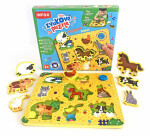 Zvukové puzzle Farma Tablet vkládačka