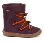 Dívčí zimní barefoot boty TEX TRACK WOOL Purple G3160251-4 - 34