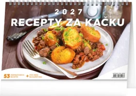 NOTIQUE Recepty za kačku 2027 / Stolní kalendář / 23,1 x 14,5 cm