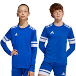Dětské tričko adidas Squadra 25 s dlouhým rukávem modré JJ0046 140 cm