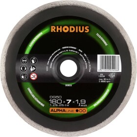 Rhodius 303055 diamantový řezný kotouč 180 mm 1 ks obklady, keramika