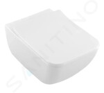 VILLEROY & BOCH - Venticello Závěsné WC, DirectFlush, CeramicPlus, Stone White 4611R0RW