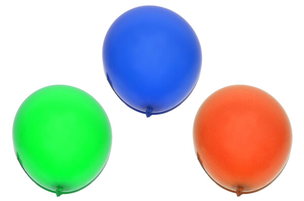 Balónek nafukovací 26cm - sada 10ks, metalický