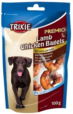 TRIXIE Pamlsek Premio kroužky s kuřecím a jehněčím masem / Pro psy / 100 g (TX-31707)