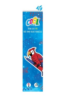 Victoria Victoria, ISCPKP, Cool, ergonomická oboustranná tužka červená/modrá, 1 ks