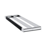 Nimco Nava chrom - černá mat držák na ručníky dvojitý 45 cm NA 28046D NA 28046D