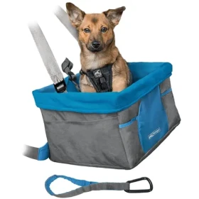 Kurgo® Heather Booster Seat Autosedačka šedá/modrá (BG-K01724)