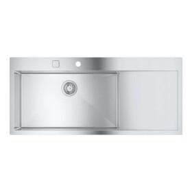 GROHE - Dřezy Dřez K1000 s automatickým odtokem, 116x52 cm, kartáčovaná nerez 31581SD1