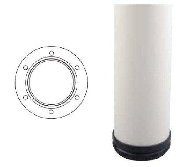 Strong stolová noha bílá lesk 820x60 (290671)