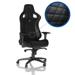 Noblechairs EPIC černo-modrá / Herní židle / syntetická kůže / nastavitelná / pojezdová kolečka / nosnost 120 kg (NBL-PU-BLU-002)