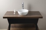 GSI - PURA keramické umývátko na desku, průměr 32cm, bílá ExtraGlaze 885411