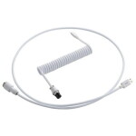 CableMod PRO Coiled Keyboard Cable USB-C - USB-A 1.5m Glacier White / Kabel pro klávesnici (CM-PKCA-CWAW-WW150WW-R)