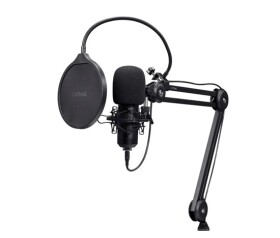 TRUST mikrofon GXT270 Emita II s nastavitelným ramenem, USB-C, černá EDF_1667681