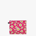 Taštičky na zip 3 ks LOQI SMILEY Flowers