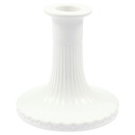 GREEN GATE Keramický svícen Alice White Small, bílá barva, keramika
