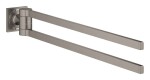GROHE - Allure Dvojitý držák na ručníky, kartáčovaný Hard Graphite 40342AL1