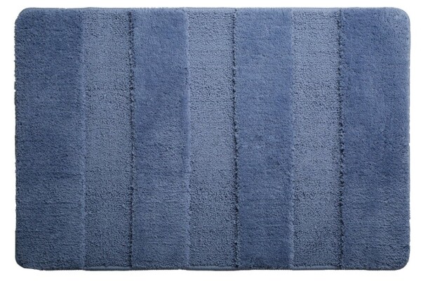 RIDDER - SERENITY předložka 60x90cm s protiskluzem, polyester, modrá 7110303