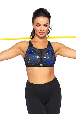 Fitness podprsenka Naomi plus - AVA světle modrá 90/G