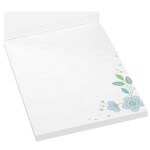 TURNOWSKY Nature’s Melody Mint blok A6 50 listů poznámkový blok A6 linkovaný perforace odtrhávací listy lepený to-do list seznam úkolů