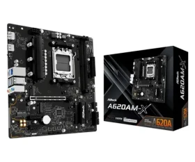 ASRock A620AM-X / AMD A620A / 2xDDR5 / 4x SATA III / USB / GLAN / M.2 / sc. AM5 / mATX (90-MXBST0-A0UAYZ)