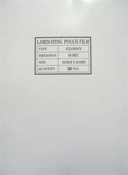 Fellowes Laminovací fólie A4 / 80 mic / lesklá / 100ks (LAMPOA4CTN080)