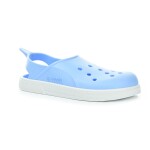 Boatilus Cloggy Celeste/White pantofle