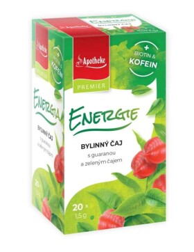 Apotheke čaj Energie Biotin a kofein 20x1,5g