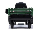 Mamido Dětský elektrický traktor Farmer s vlečkou a lopatou zelený