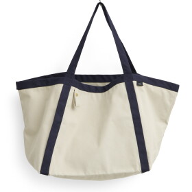 HAY Taška Everyday Sports Grey – medium, krémová barva, textil