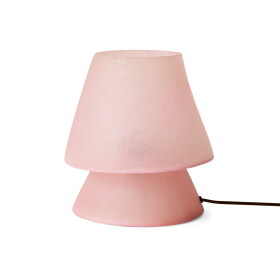 HK living Stolní lampa Glassfiber Pink, růžová barva, sklo