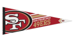 Wincraft Vlajka San Francisco 49ers NFL Premium Pennannt
