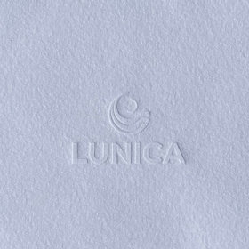 LUNICA Čistící hadřík na stříbrné šperky, bílý, 90x90 mm