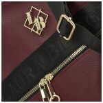 Stylová dámská koženková crossbody kabelka LB Alysia, vínová