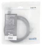 LogiLink CDA0107 černá / Kabel / DisplayPort - HDMI / 4K 60Hz / 2 m (CDA0107)