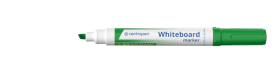 Značkovač na bílé tabule Centropen 8569, klínový hrot - zelený