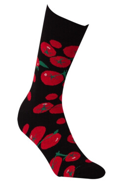 Vzorované pánské ponožky PERFECT MAN-CASUAL černá 39/41