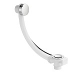 CERANO Vanová souprava ovládaná bovdenem 6/4“ - malá zátka - plast - chrom - 58 cm