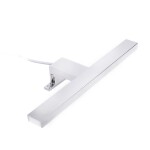Mereo Led koupelnové osvětlení nad zrcadlo, stříbrné, 40 cm, 7 W, 455 lm, 4000 K, IP44, 230 V CN700G40