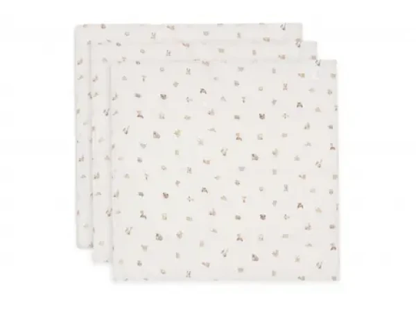 Jollein Pleny 3 ks 70x70 cm Animal Friends (535-851-68154)