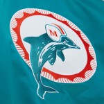Mitchell & Ness Pánská bunda Miami Dolphins NFL Throw it Back Heavyweight Satin Velikost: 2XL